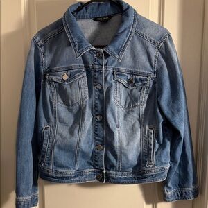 White House Black Market Indigo Denim Jacket